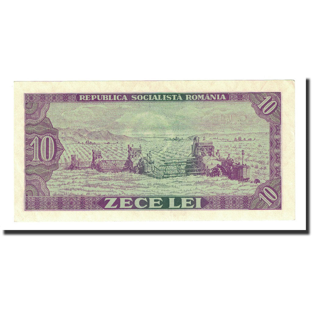 Banknote, Romania, 10 Lei, 1966, KM:94a, UNC(65-70)
