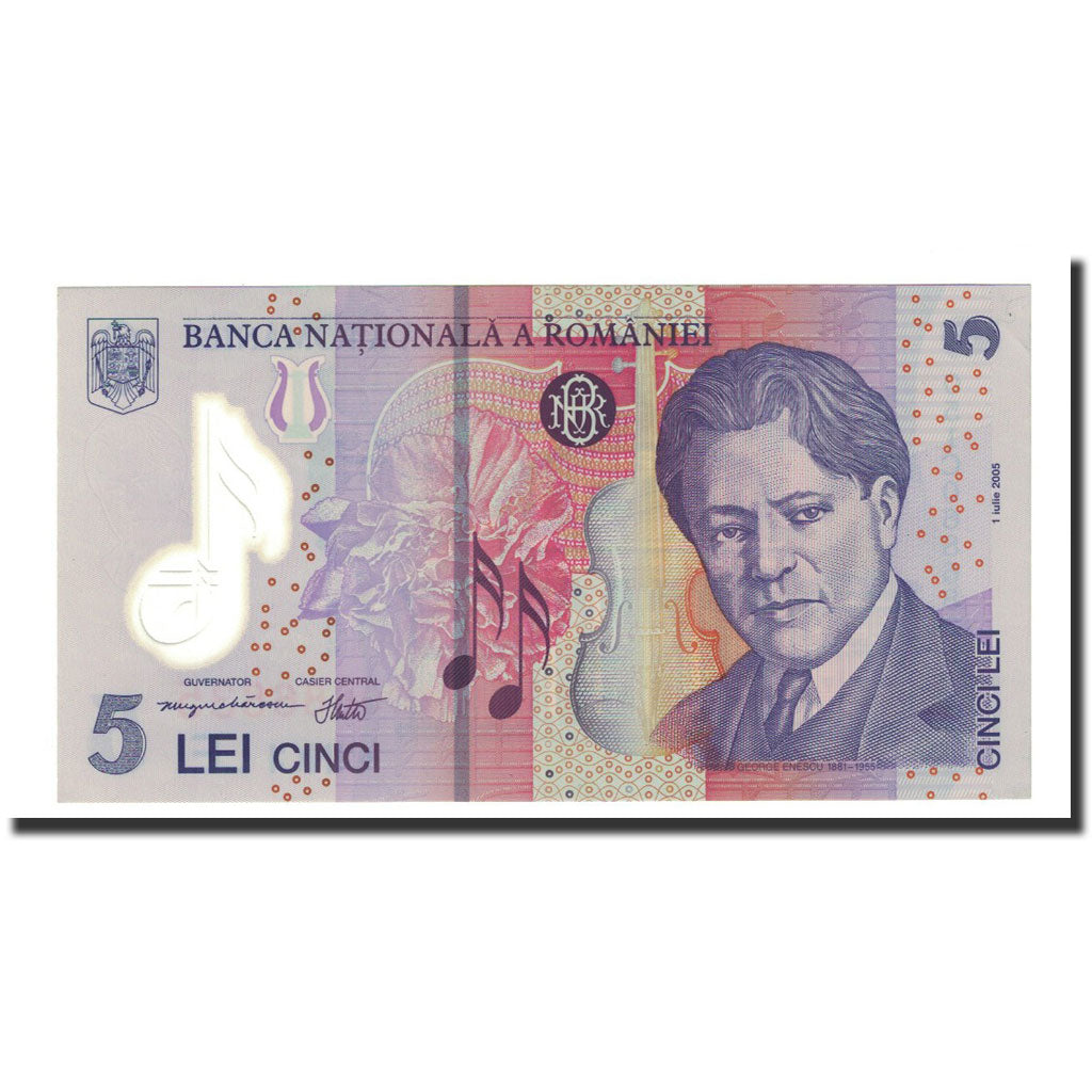 Banknote, Romania, 5 Lei, 2005-07-01, KM:118a, UNC(65-70)