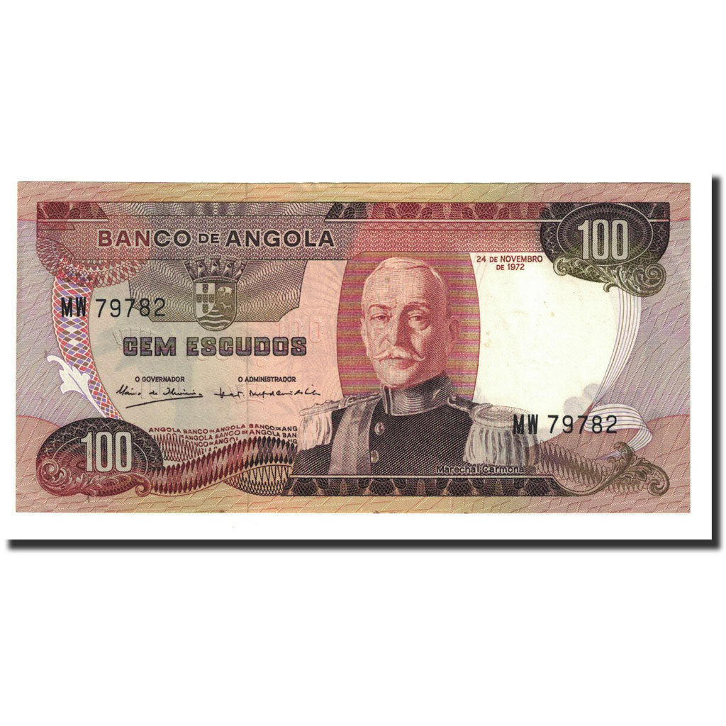Banconote, Angola, 100 Escudos, KM:101, 1972-11-24, FDS