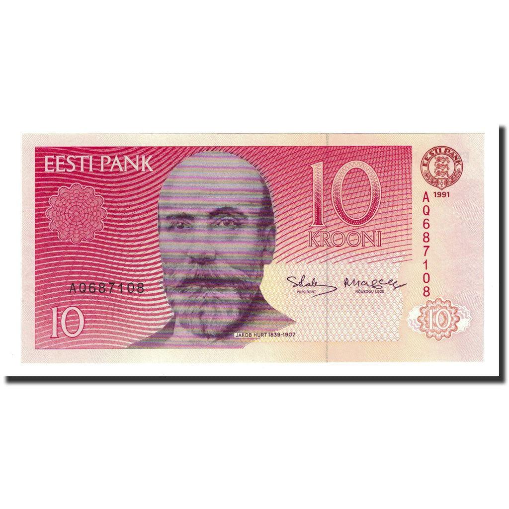 Geldschein, Estonia, 10 Krooni, 1991, KM:72a, UNZ