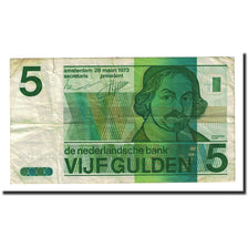 Banconote, Paesi Bassi, 5 Gulden, KM:90a, 1966-04-26, B+