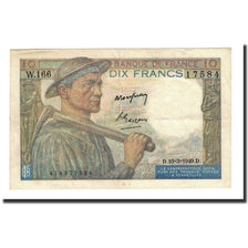 Francia, 10 Francs, 10 F 1941-1949 ''Mineur'', 1949-03-10, BB, Fayette:8.20