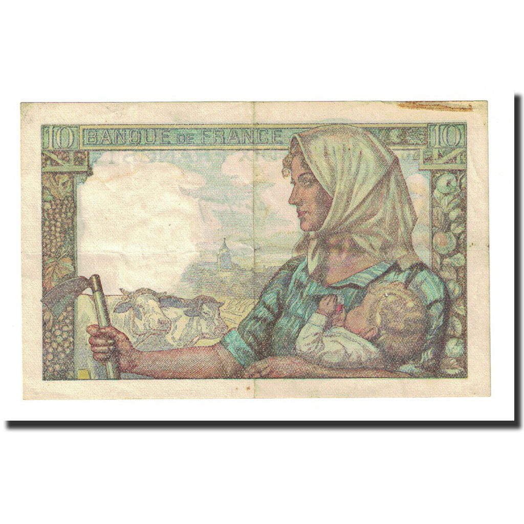 Francia, 10 Francs, 10 F 1941-1949 ''Mineur'', 1949-03-10, BB, Fayette:8.20