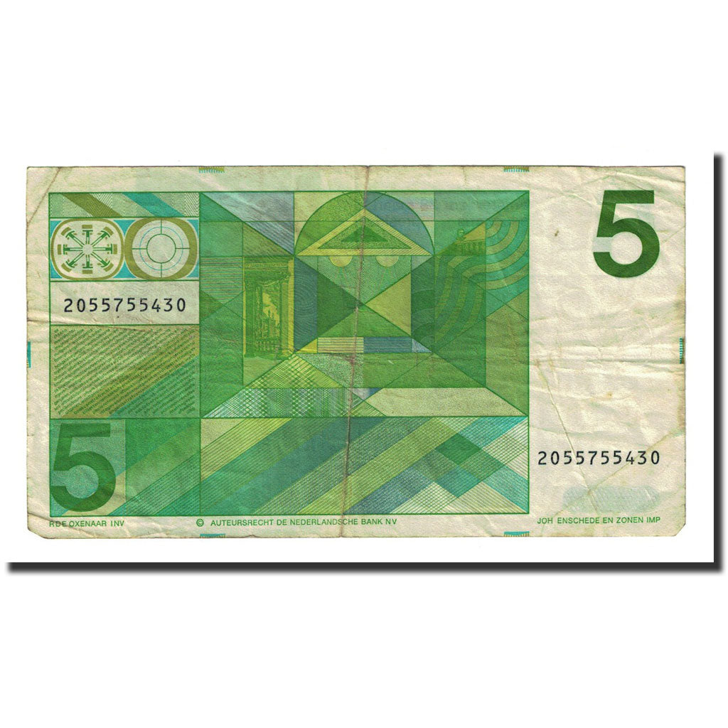 Banknote, Netherlands, 5 Gulden, 1973-03-28, KM:95a, VF(20-25)