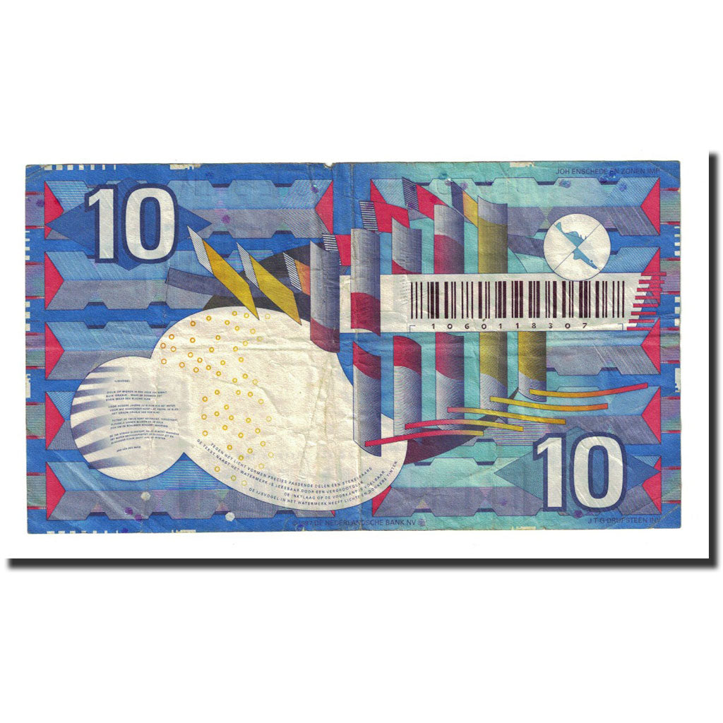 Banknote, Netherlands, 10 Gulden, 1997-07-01, KM:99, EF(40-45)