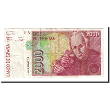 Banknote, Spain, 2000 Pesetas, 1992-04-24, KM:164, EF(40-45)