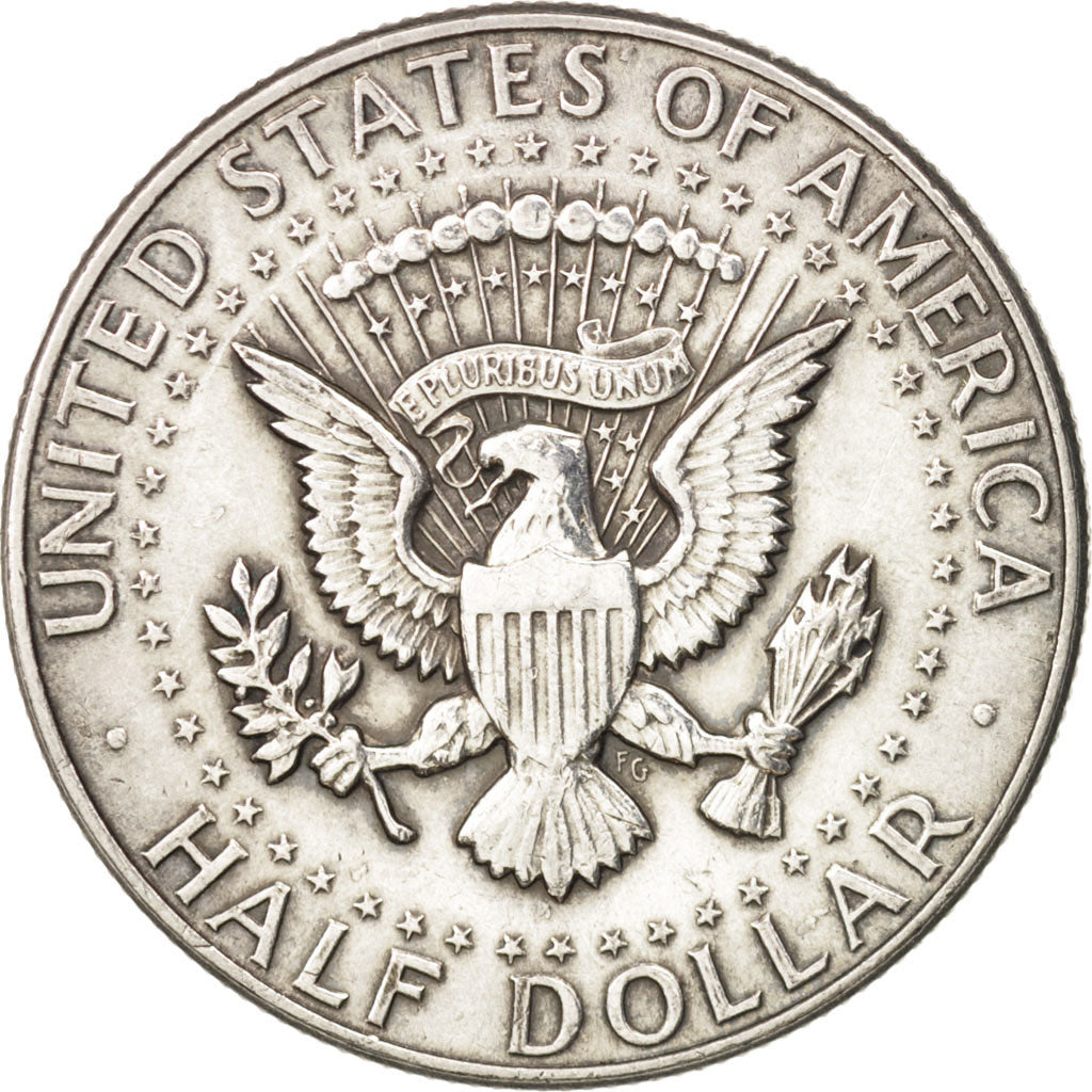 United States, Kennedy Half Dollar, 1964, Philadelphia, AU(55-58), Silver,KM 202