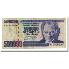 Banknote, Turkey, 500,000 Lira, L.1970, 1970-10-14, KM:208, VF(20-25)