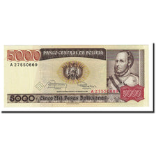 Banknote, Bolivia, 5000 Pesos Bolivianos, 1984-02-10, KM:168a, UNC(65-70)