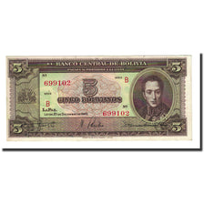 Billet, Bolivie, 5 Bolivianos, L.1945, 1945-12-20, KM:138a, NEUF