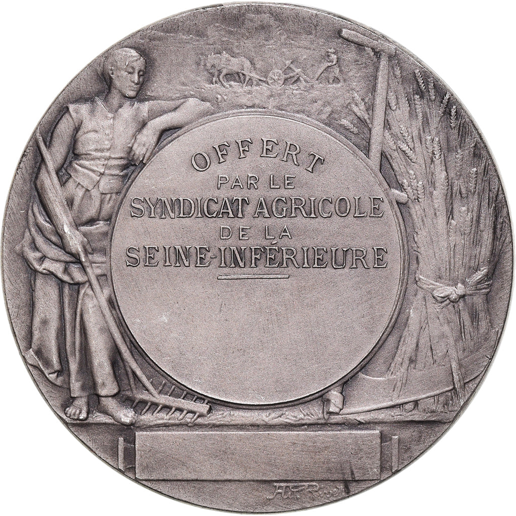 Frankrijk, Medaille, Syndicat Agricole de la Seine Inférieure, Rivet, UNC