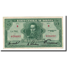 Billet, Bolivie, 5 Bolivianos, 1928-07-20, KM:129, NEUF