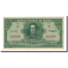 Banknote, Bolivia, 5 Bolivianos, 1928-07-20, KM:129, EF(40-45)