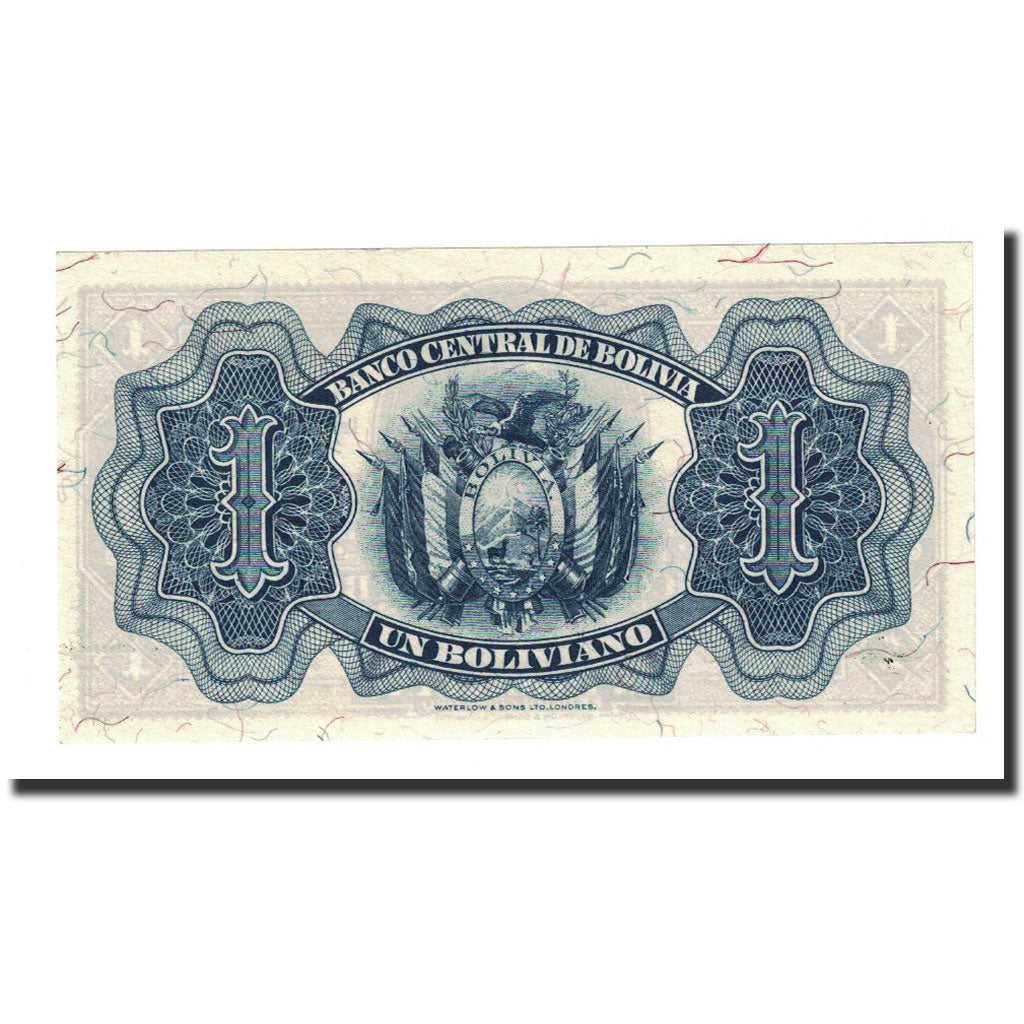 Banknote, Bolivia, 1 Boliviano, 1928-07-20, KM:128c, UNC(65-70)