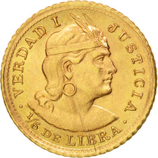 Perù, 1/5 Libra, Pound, 1966, Lima, SPL, Oro, KM:210