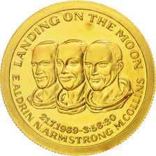 United States, Medal, Landing On The Moon, 1969, AU(55-58), Gold