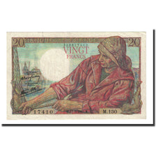 Frankrijk, 20 Francs, 20 F 1942-1950 ''Pêcheur'', 1944-05-17, SUP