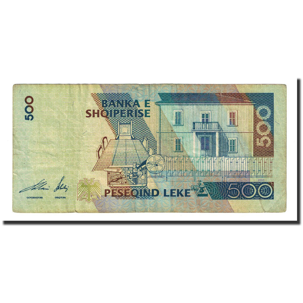Banknote, Albania, 500 Lekë, 2001, KM:68, VF(20-25)
