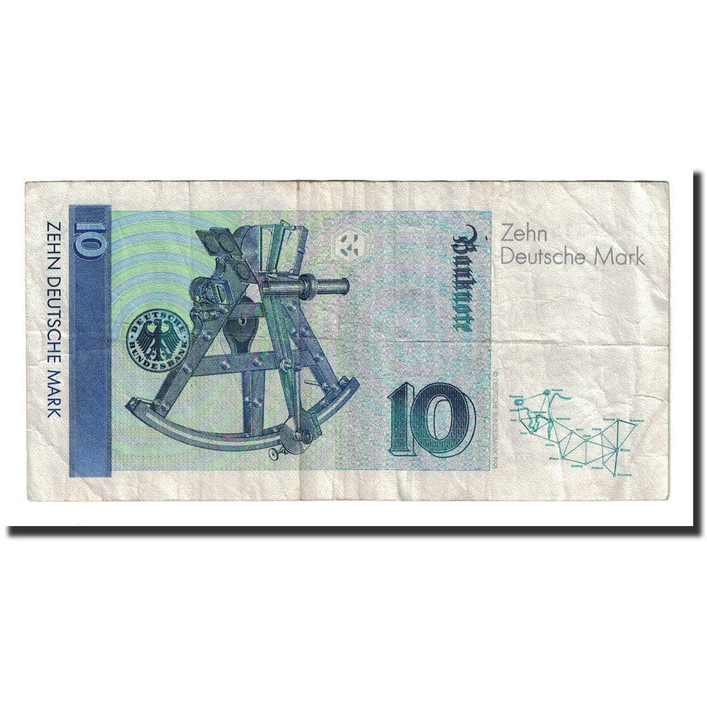 Banknote, GERMANY - FEDERAL REPUBLIC, 10 Deutsche Mark, 1993-10-01, KM:38c