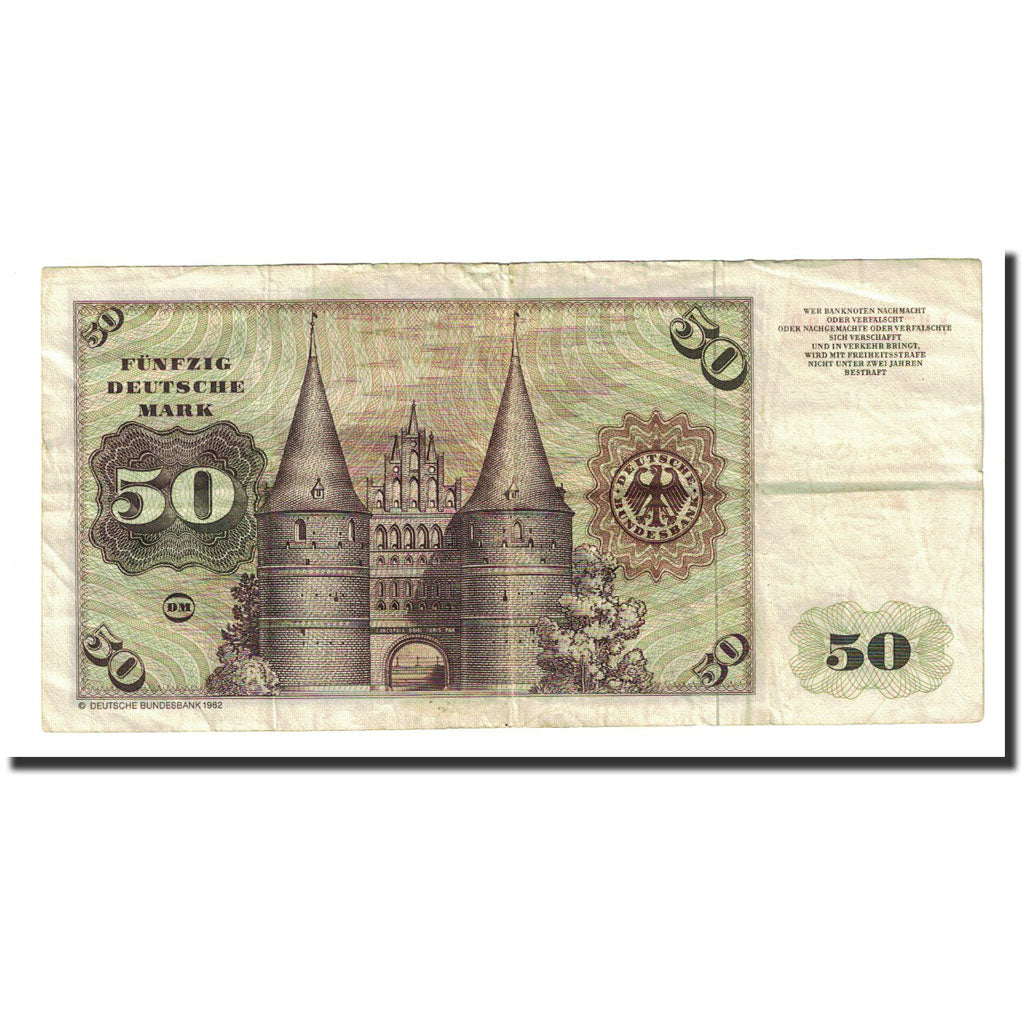 Banknote, GERMANY - FEDERAL REPUBLIC, 50 Deutsche Mark, 1980-01-02, KM:33d