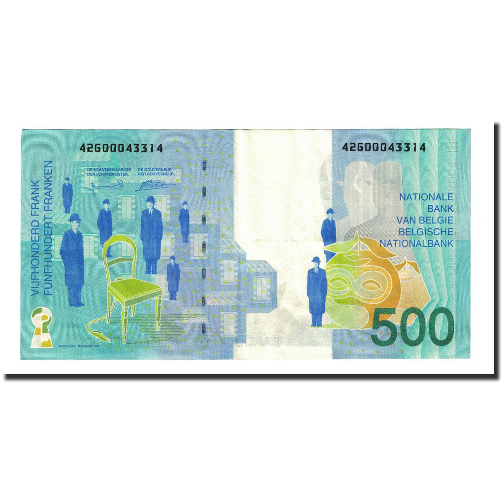 Banknote, Belgium, 500 Francs, Undated (1998), KM:149, AU(50-53)