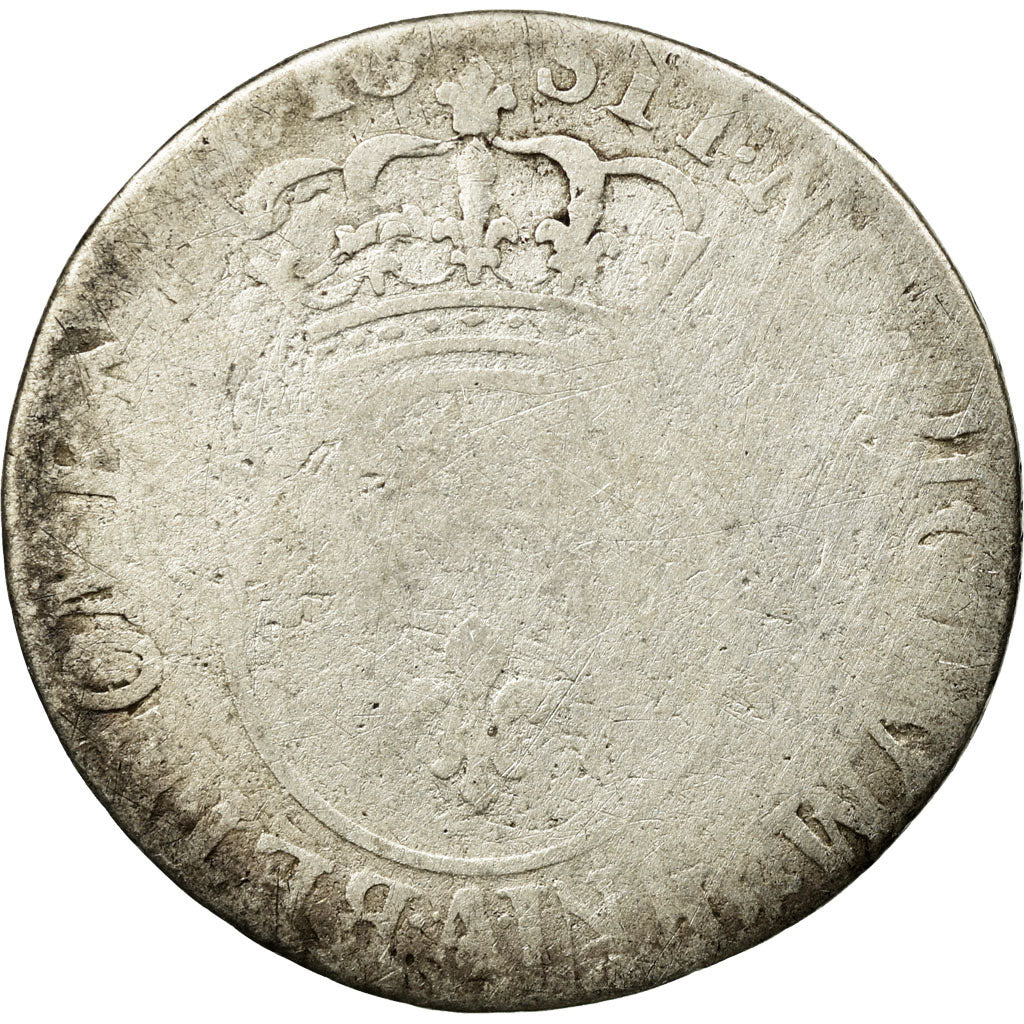 Munten, Frankrijk, Louis XV, 1/10 Écu Vertugadin, 12 Sols, 1/10 ECU, 1716