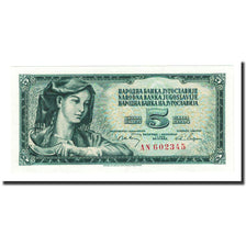 Banknote, Yugoslavia, 5 Dinara, 1968-05-01, KM:81a, UNC(65-70)