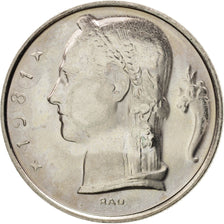 Belgium, 5 Francs, 5 Frank, 1981, MS(63), Copper-nickel, KM:135.1