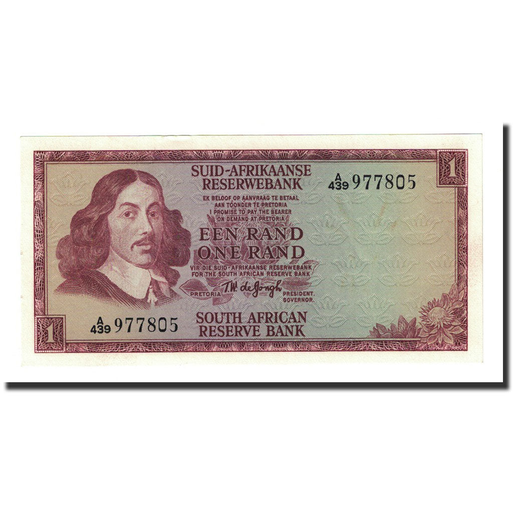 Banknote, South Africa, 1 Rand, 1967, KM:110b, AU(55-58)