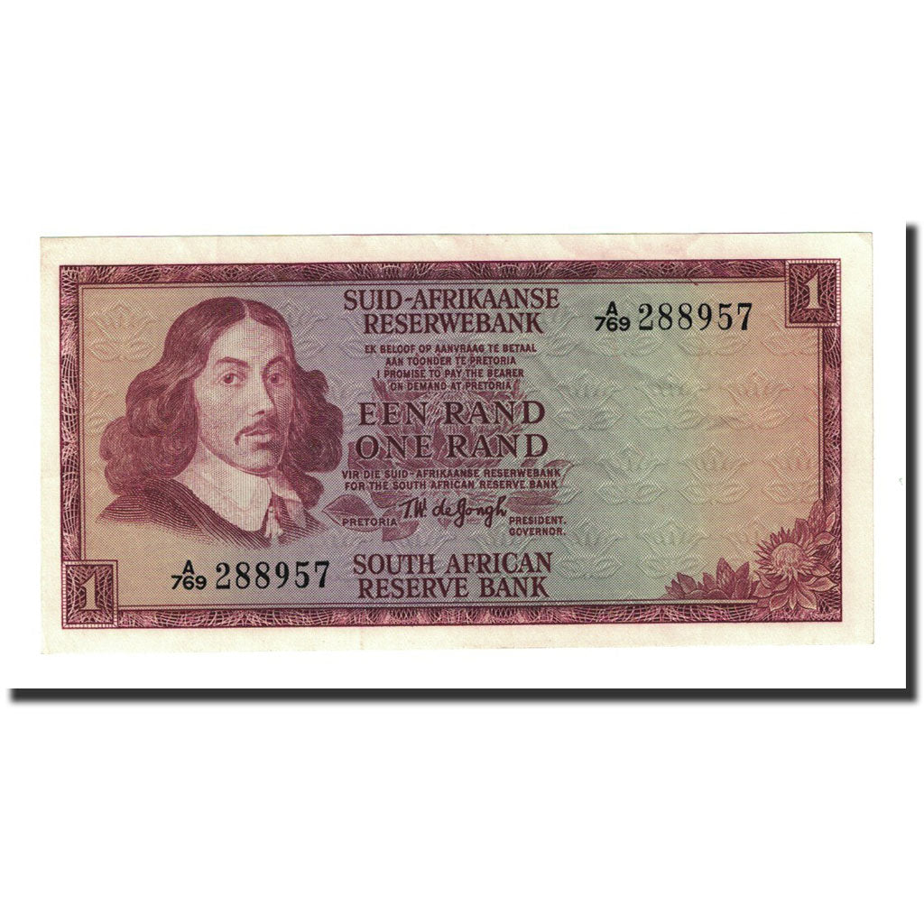 Banknote, South Africa, 1 Rand, 1967, KM:110b, UNC(60-62)