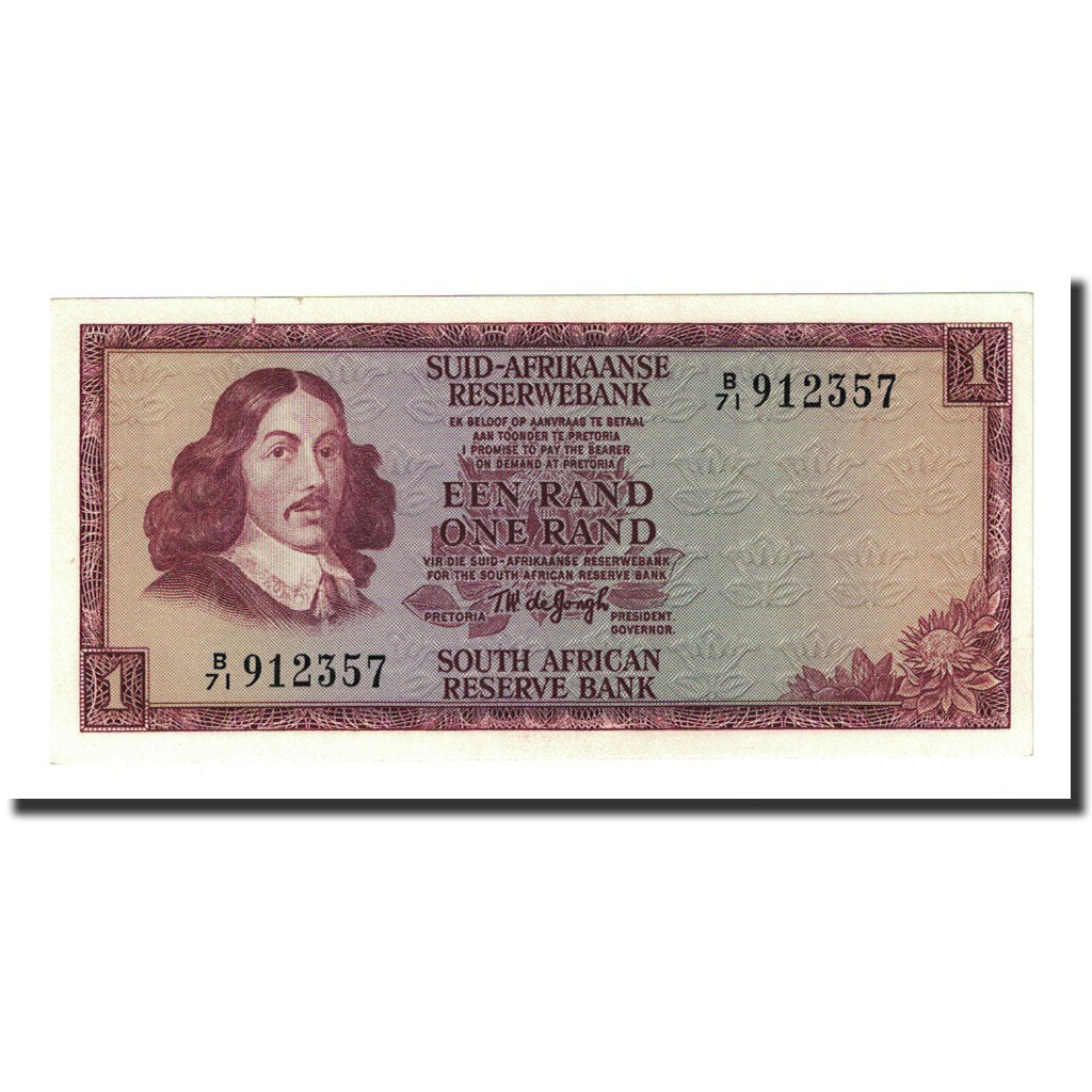 Banknote, South Africa, 1 Rand, 1967, KM:110b, UNC(64)
