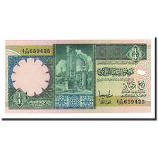 Banconote, Libia, 1/4 Dinar, Undated (1991), KM:57c, FDS