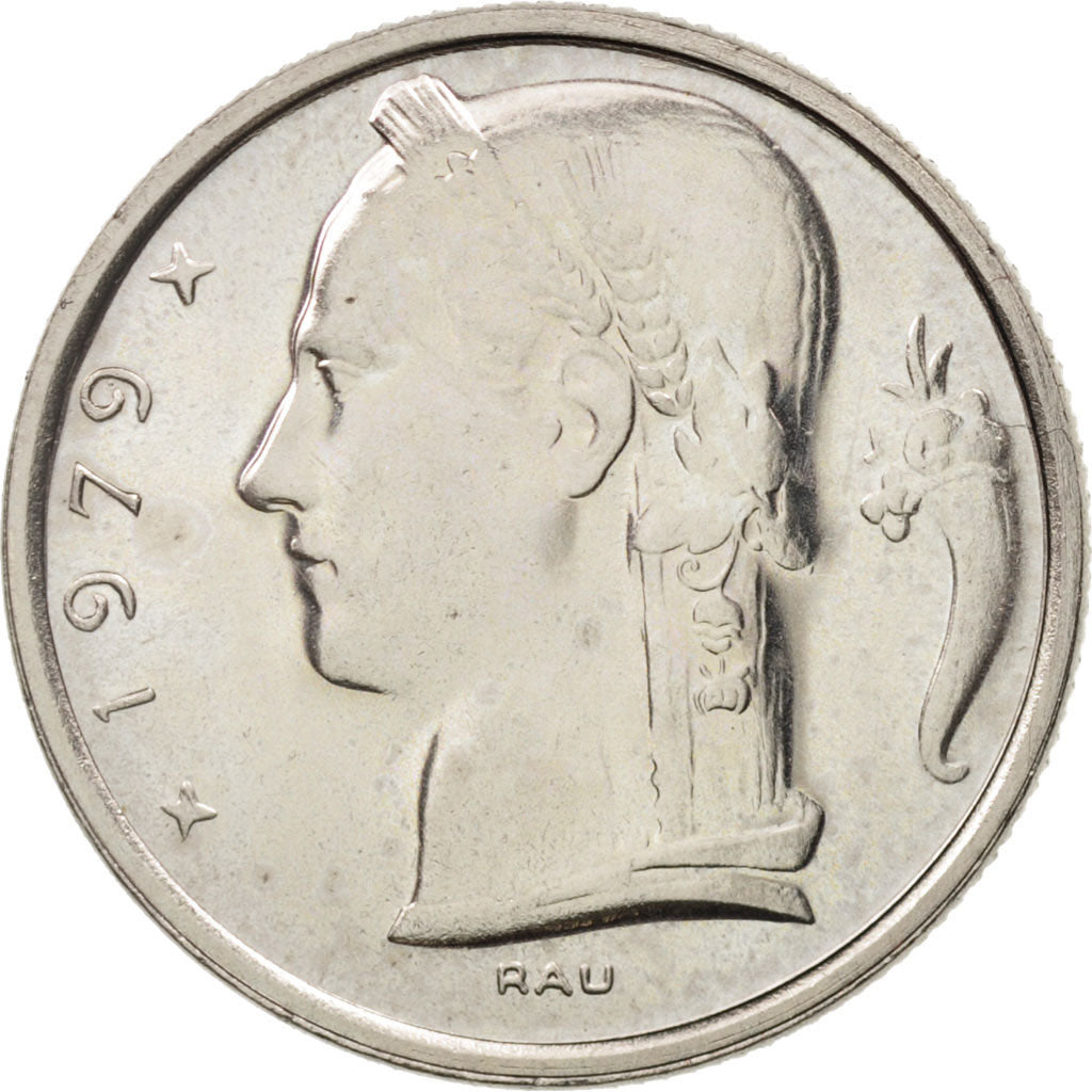 Belgium, 5 Francs, 5 Frank, 1979, MS(63), Copper-nickel, KM:134.1