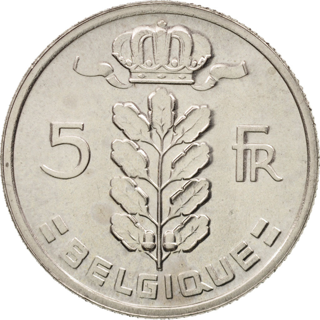 Belgium, 5 Francs, 5 Frank, 1979, MS(63), Copper-nickel, KM:134.1