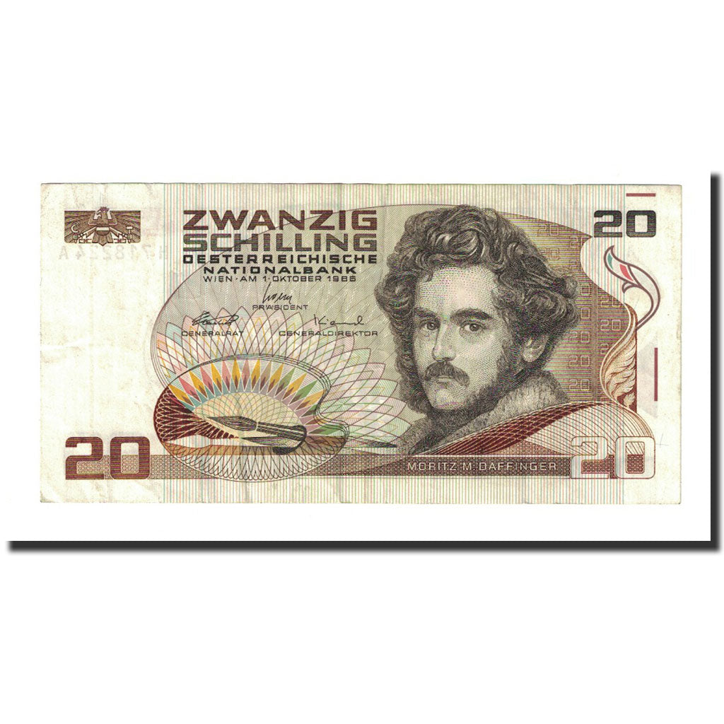 Banconote, Austria, 20 Schilling, 1986-10-01, KM:148, BB