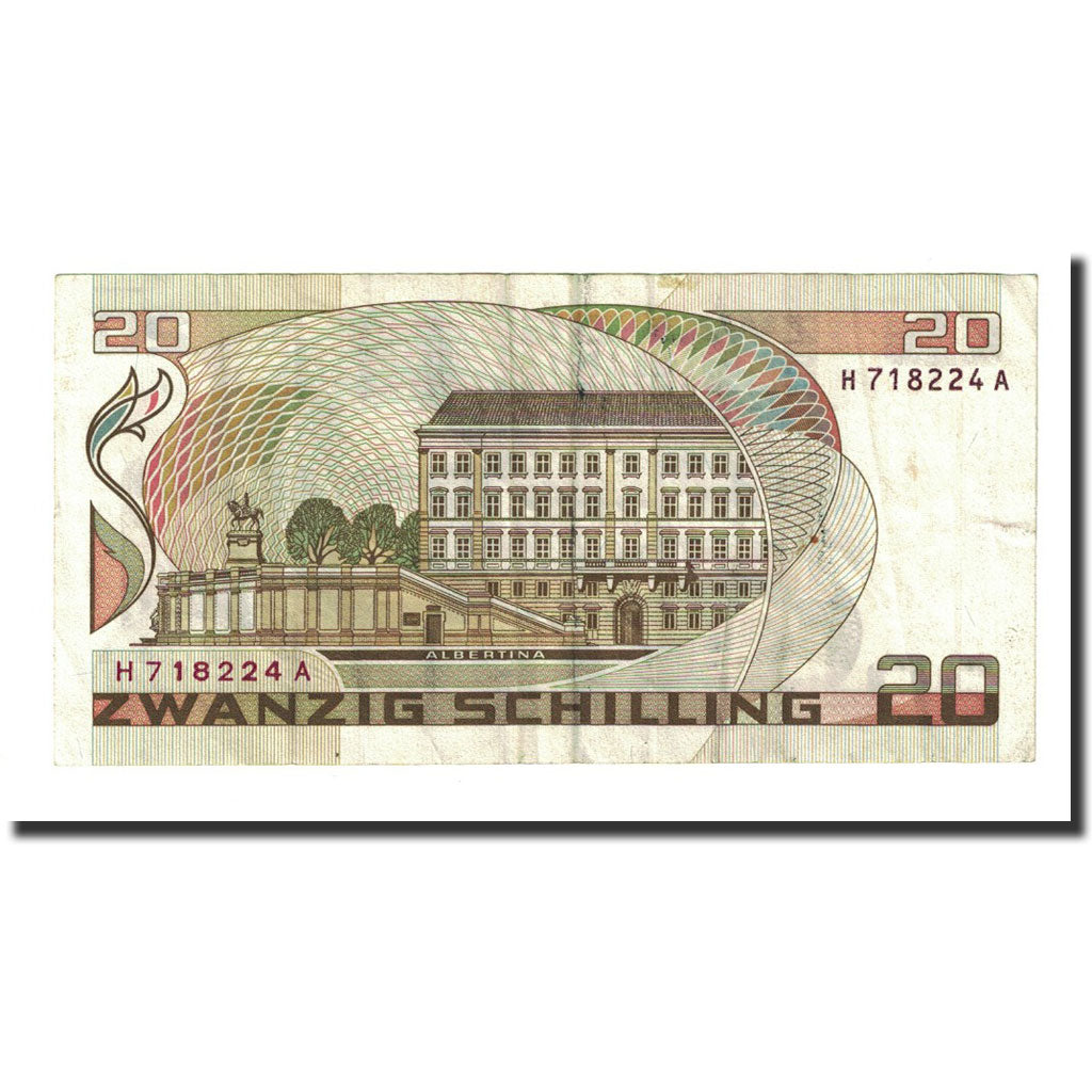 Banconote, Austria, 20 Schilling, 1986-10-01, KM:148, BB