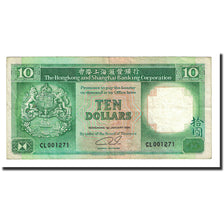 Geldschein, Hong Kong, 10 Dollars, 1990-01-01, KM:191c, SS