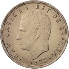 Spain, Juan Carlos I, 25 Pesetas, 1976, MS(63), Copper-nickel, KM:808