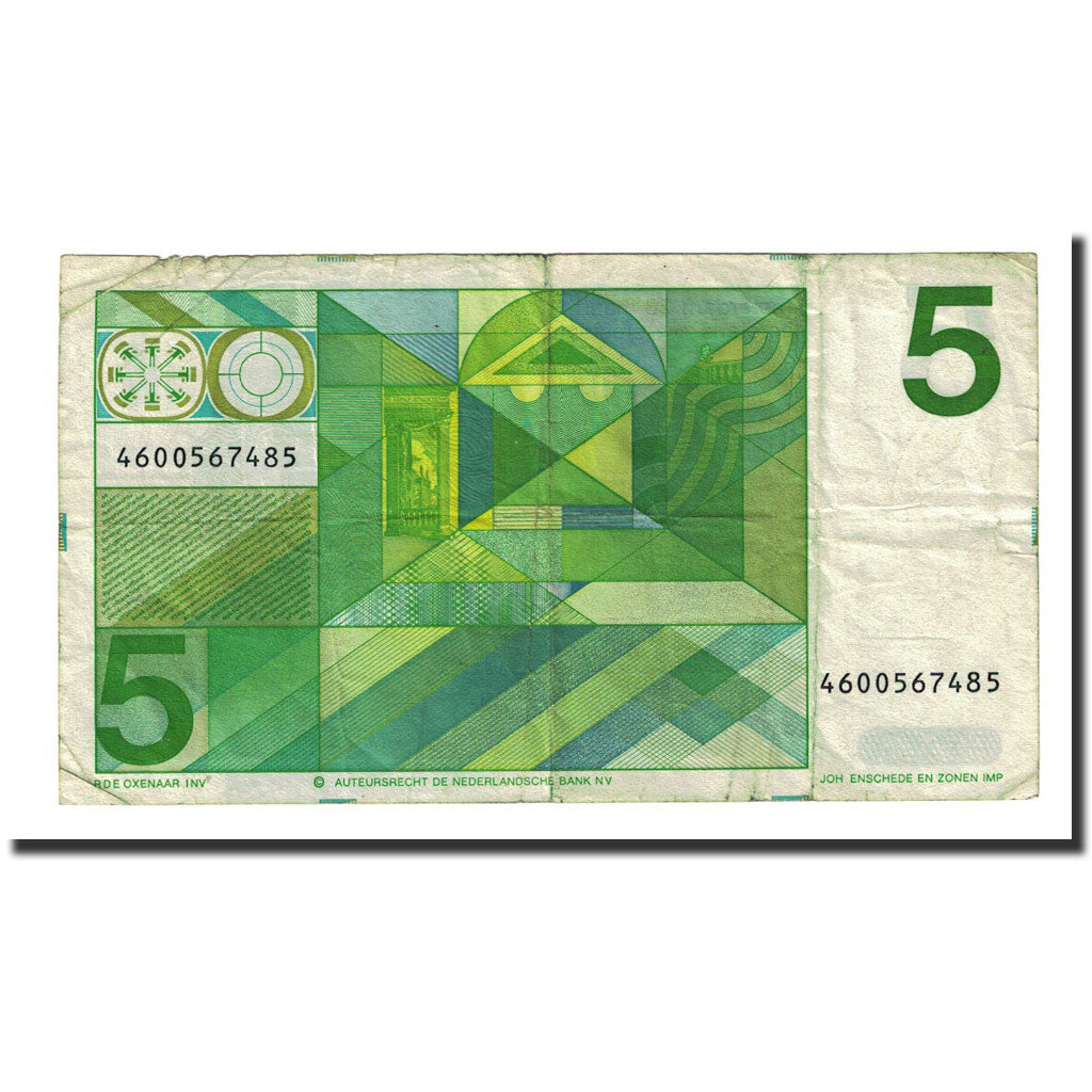 Banknote, Netherlands, 5 Gulden, 1973-03-28, KM:95a, EF(40-45)