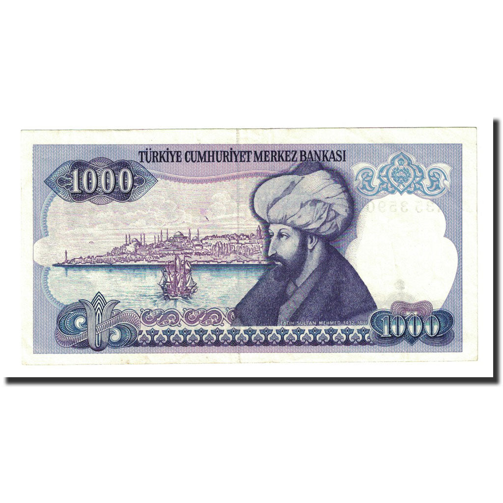 Banknote, Turkey, 1000 Lira, 1986, KM:196, AU(55-58)