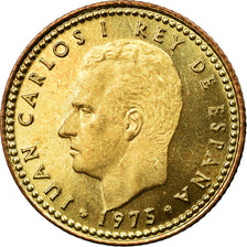 Moneda, España, Juan Carlos I, Peseta, 1976, SC, Aluminio - bronce, KM:806