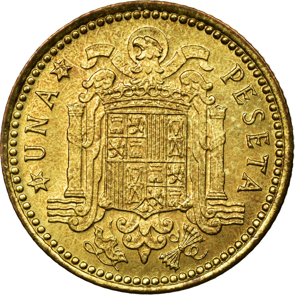 Moneda, España, Juan Carlos I, Peseta, 1976, SC, Aluminio - bronce, KM:806