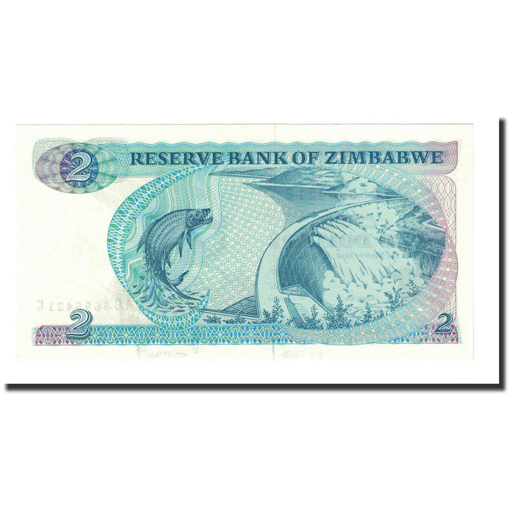 Banknote, Zimbabwe, 2 Dollars, 1994, KM:1c, UNC(65-70)