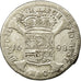 Coin, Spanish Netherlands, Flanders, Escalin, 1698, Bruges, VF(20-25), Silver