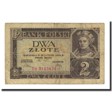 Banknote, Poland, 2 Zlote, 1936-02-26, KM:76a, VF(20-25)