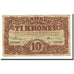 Billete, 10 Kroner, 1943, Dinamarca, KM:31o, BC