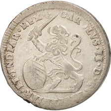 Spanish Netherlands, FLANDERS, Escalin, 1698, Bruges, AU(50-53), Silver, KM:95