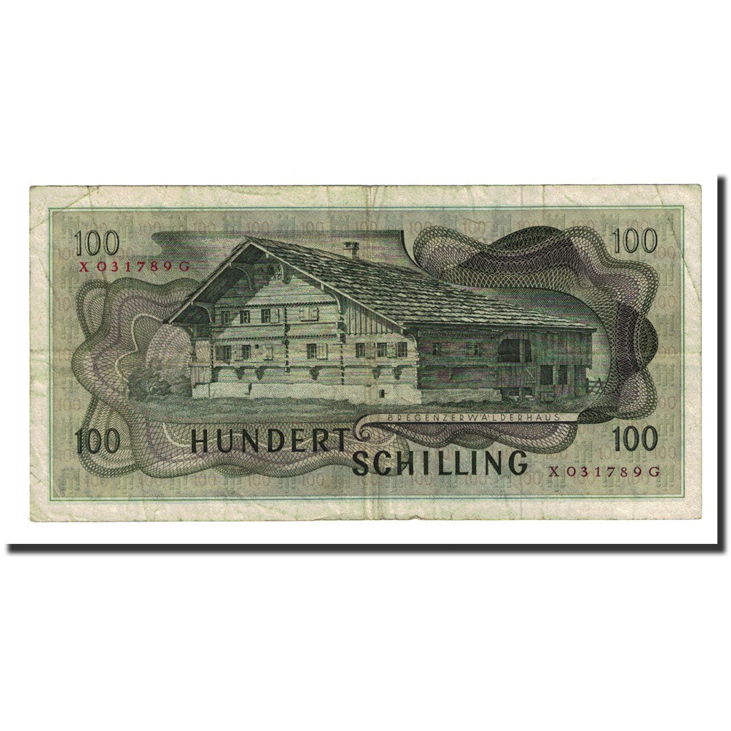 Banknote, Austria, 100 Schilling, 1969-01-02, KM:146a, EF(40-45)