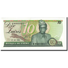 Banknote, Zaire, 10 Zaïres, 1985-10-27, KM:27A, UNC(64)