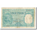 Francia, 20 Francs, 20 F 1916-1919 ''Bayard'', 1918-10-25, BC+, Fayette:11.3